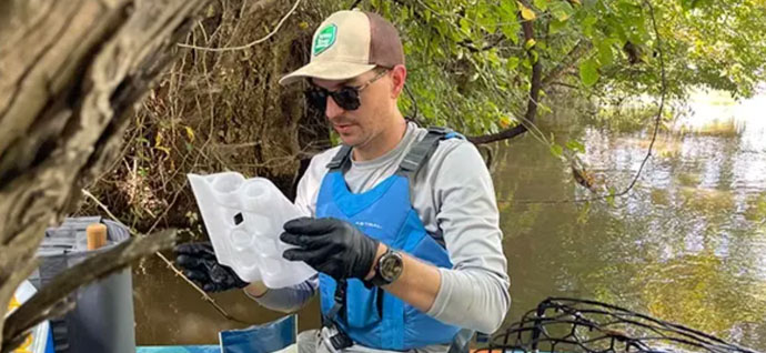 This two-time alum is helping safeguard the James River's future.